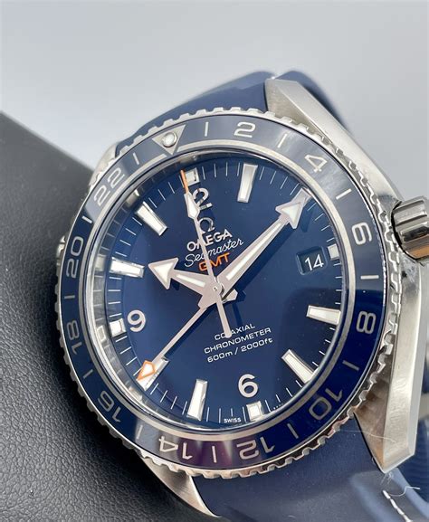 omega seamaster planet ocean blue leather|omega seamaster planet ocean automatic.